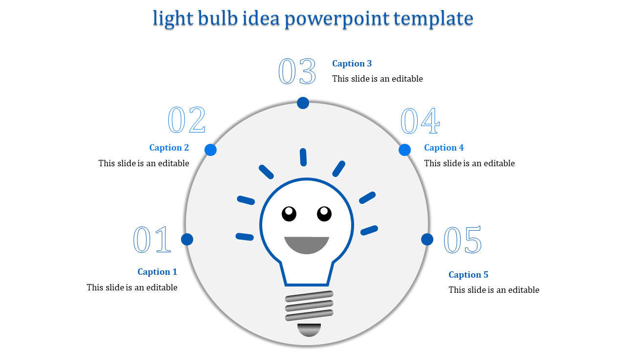 Stunning Light Bulb Idea PowerPoint Template Designs
